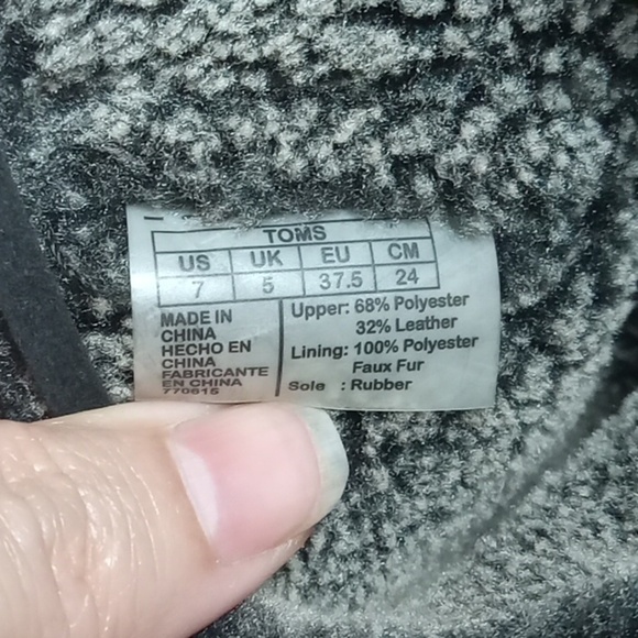 Tom's boots women's size 7 suede style mocassins - Picture 7 of 9